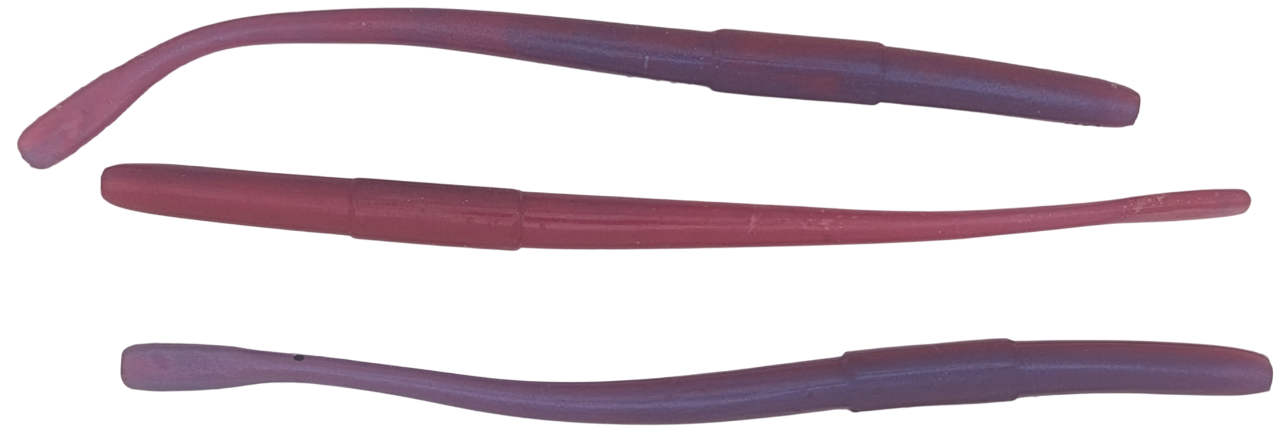 4 3/4" Flat Tail Finesse Worm BOT (Floating)